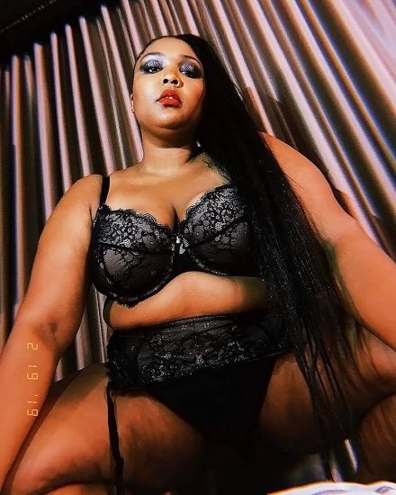 Black bra or nude Lizzo