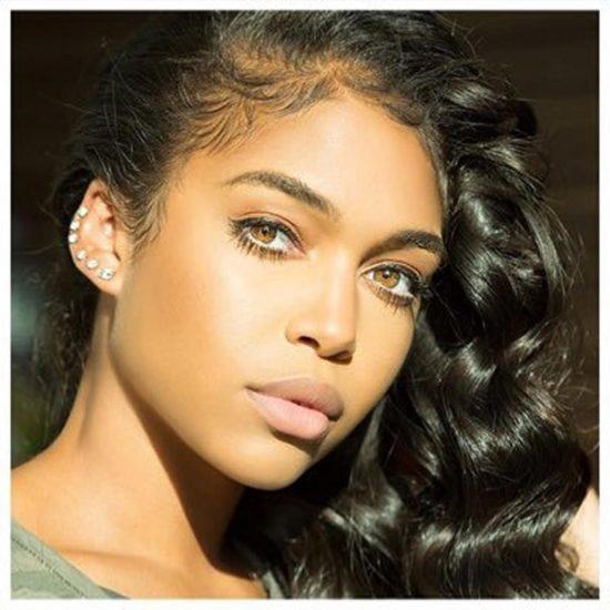 Lori Harvey's beautiful eyes