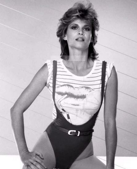 Markie Post Sexy White and Black