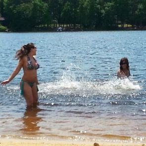 Mickie James in bikini