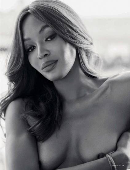 Naomi Campbell tits and nipples