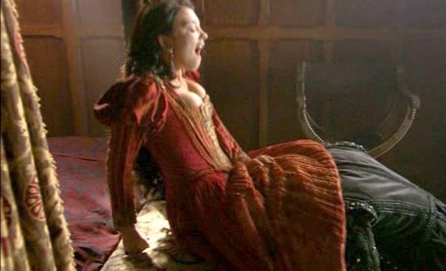 Natalie Dormer nude breasts in The Tudors series