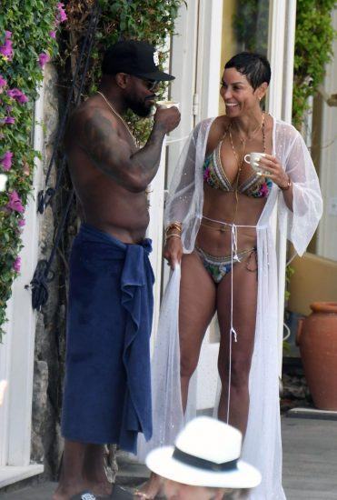 Nicole Murphy with her boyfriend