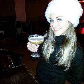 Nikki Grahame in winter