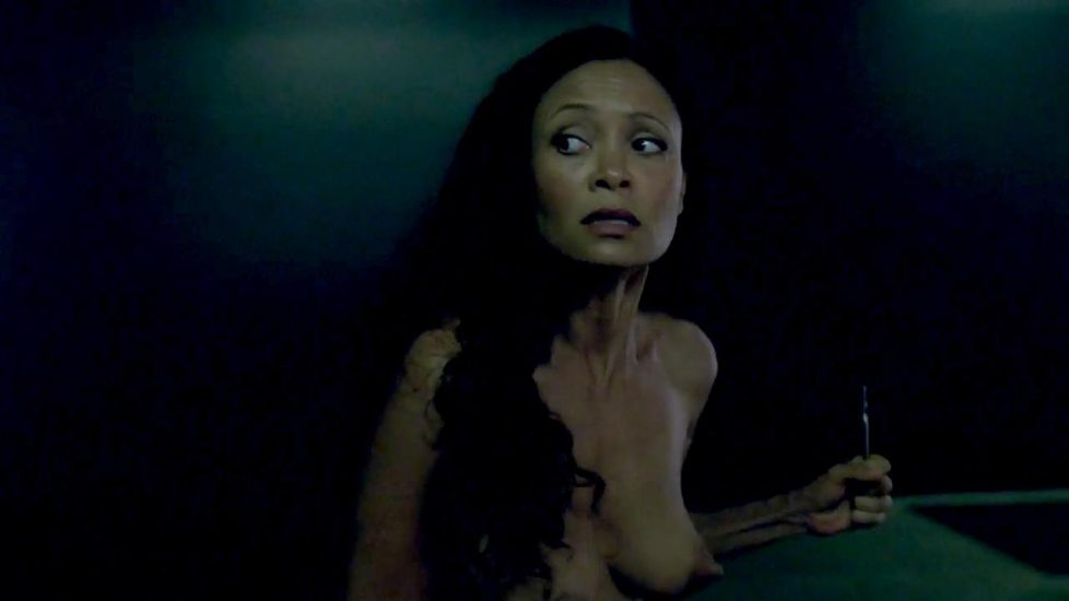 Thandie Newton nude in Westworld - S01E02