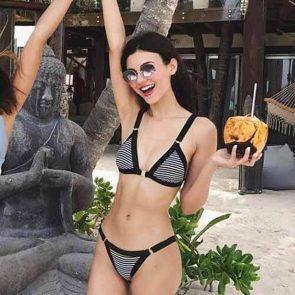 Victoria Justice Black Bikini