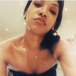 Candice Patton's hot selfie