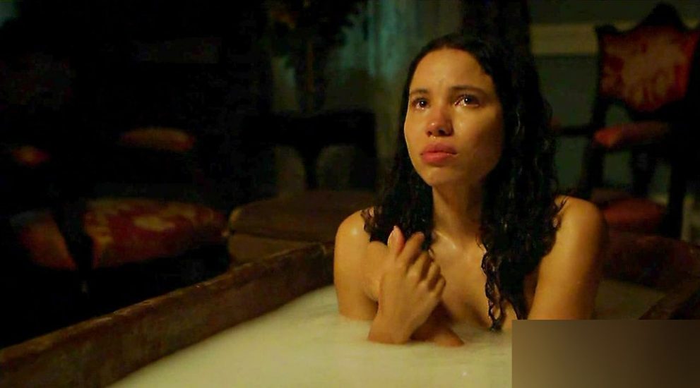 Jurnee Smollett-Bell nude in the bathtub