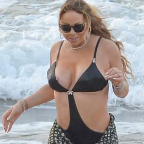 Mariah Carey Nude Boob Slip