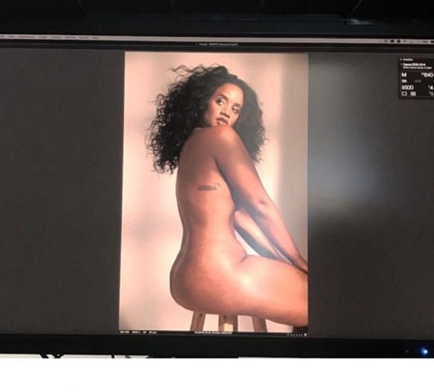 Dascha Polanco's bare ass for women's health