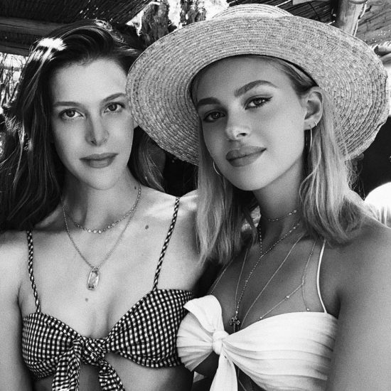 Nicola Peltz hot with her friend