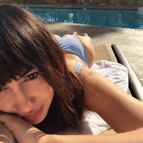 Jackie Cruz's sexy ass while lying down