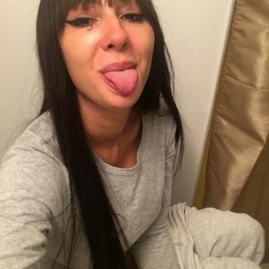 Jackie Cruz in the toilet