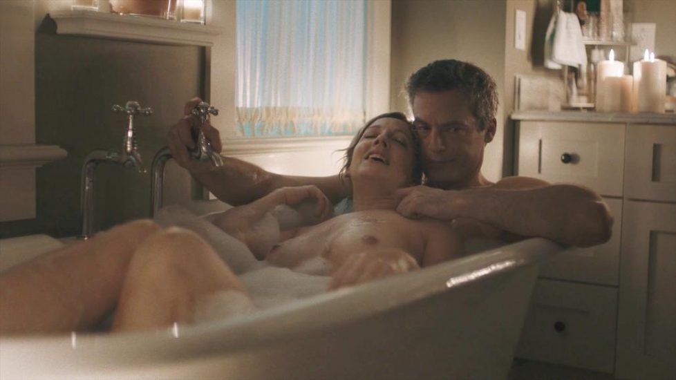 Judy Greer Naked in the Bath from Kidding - S01E05