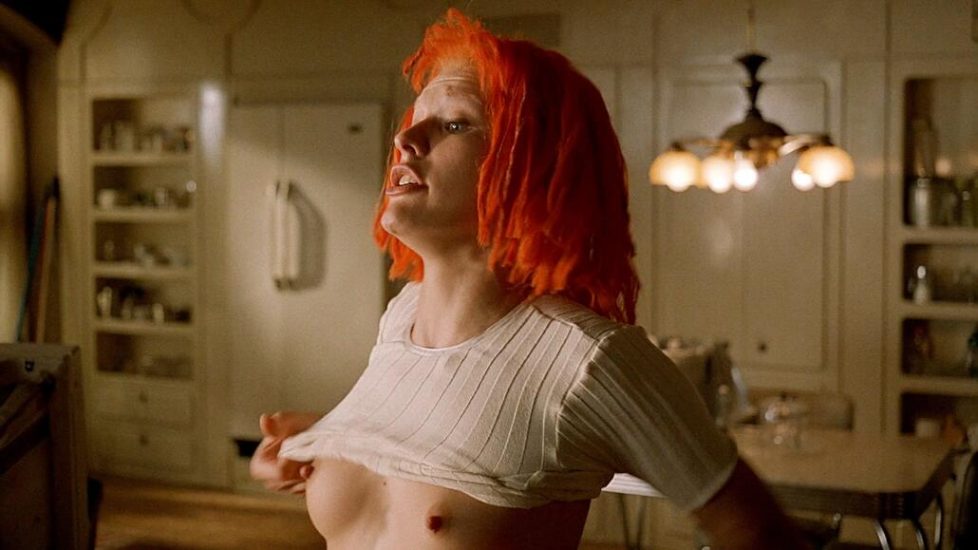 Milla Jovovich nude boobs fifth element 1