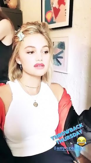 Olivia Holt's hot selfie