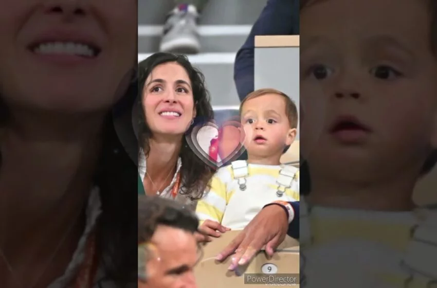 Rafael Nadal Baby Son after his match against