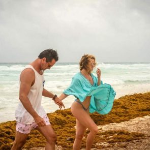 Shantel VanSanten sexy holding hands