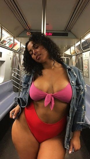 Tabria Majors hot on the bus