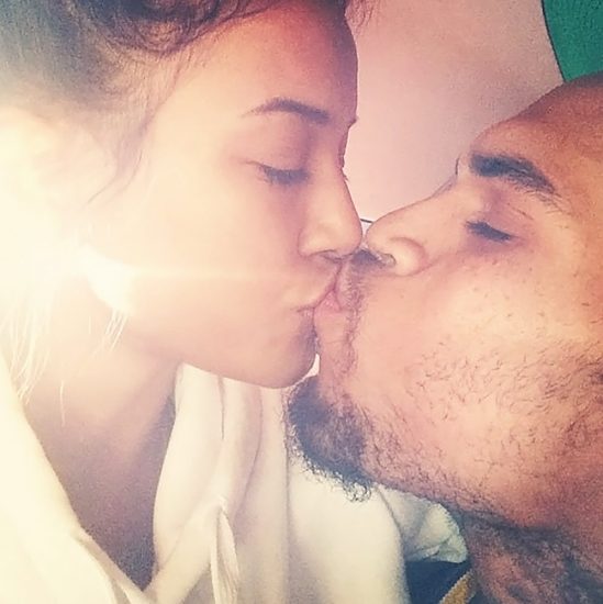 Karrueche Tran with Chris Brown