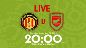 ES Tunis vs Djoliba en direct LIVE