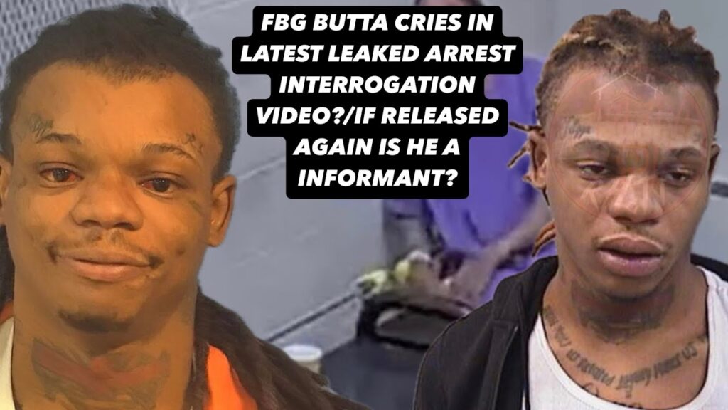 Video : FBG Butta cries leaked arrest