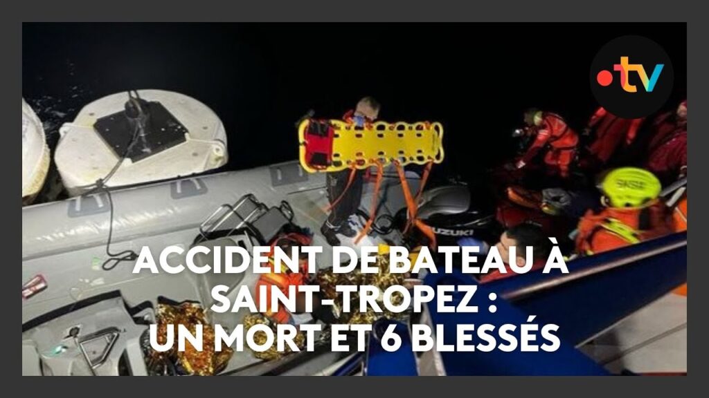 Video : saint tropez accident bateau