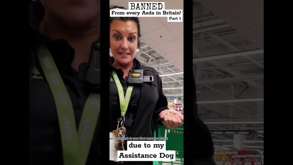 asda bexleyheath assistance dog video