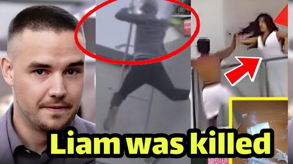 liam payne falling video footage
