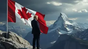 Trump Oh Canada! AI Image Stirs Controversy