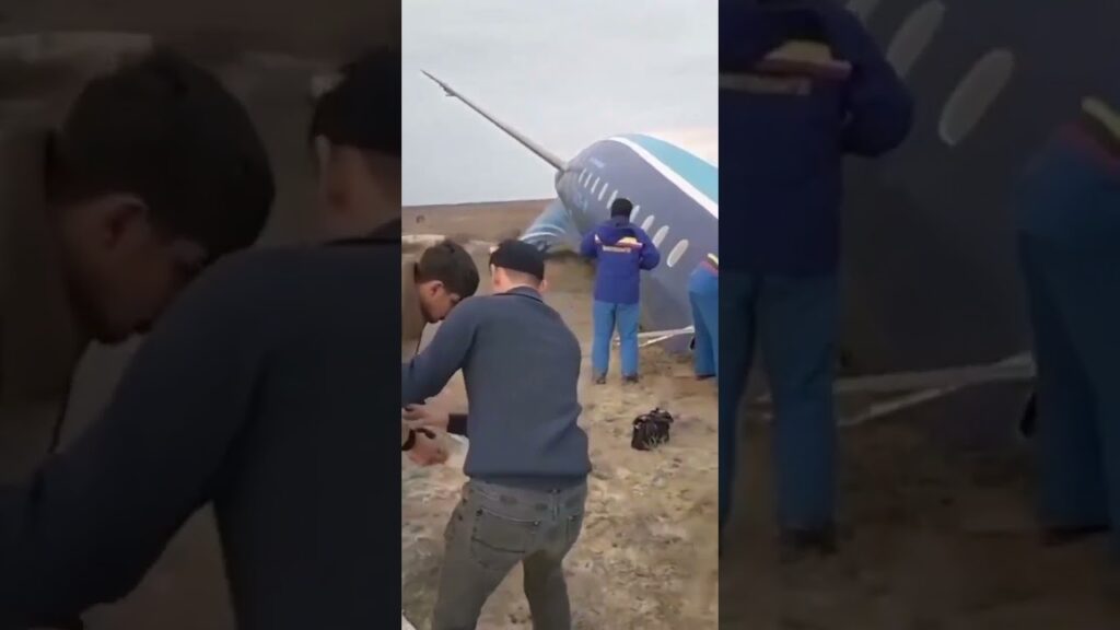 Video : Azerbaijan plane crash 2024