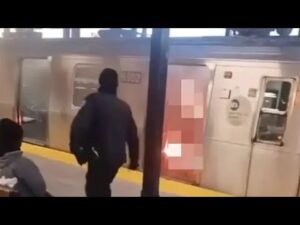 woman set on fire in ny subway