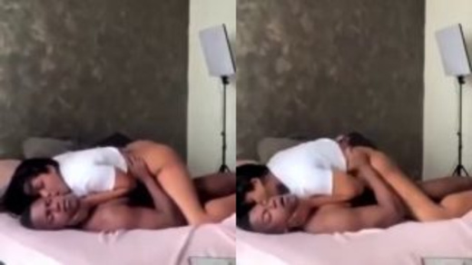 Choking Him While Riding His Dick In Intense Sex