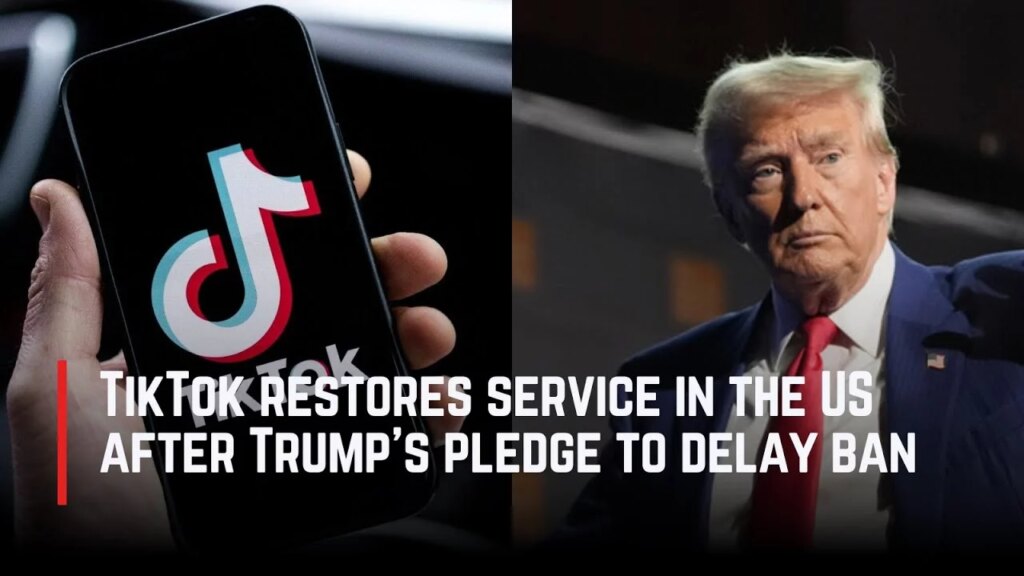 Donald trump Remove ban from TikTok