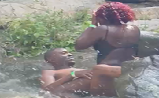 Horny Couple Fucks by the River