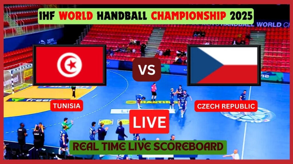 Tunisia Vs Czech Republic LIVE Handball