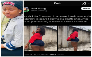 VIDEO: AKSU Students Gold Ekong Sextape Trending On Twitter