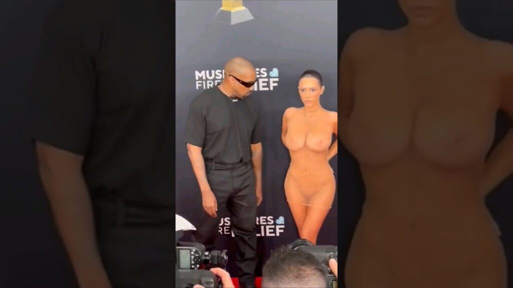 Bianca Censori at the Grammy full video