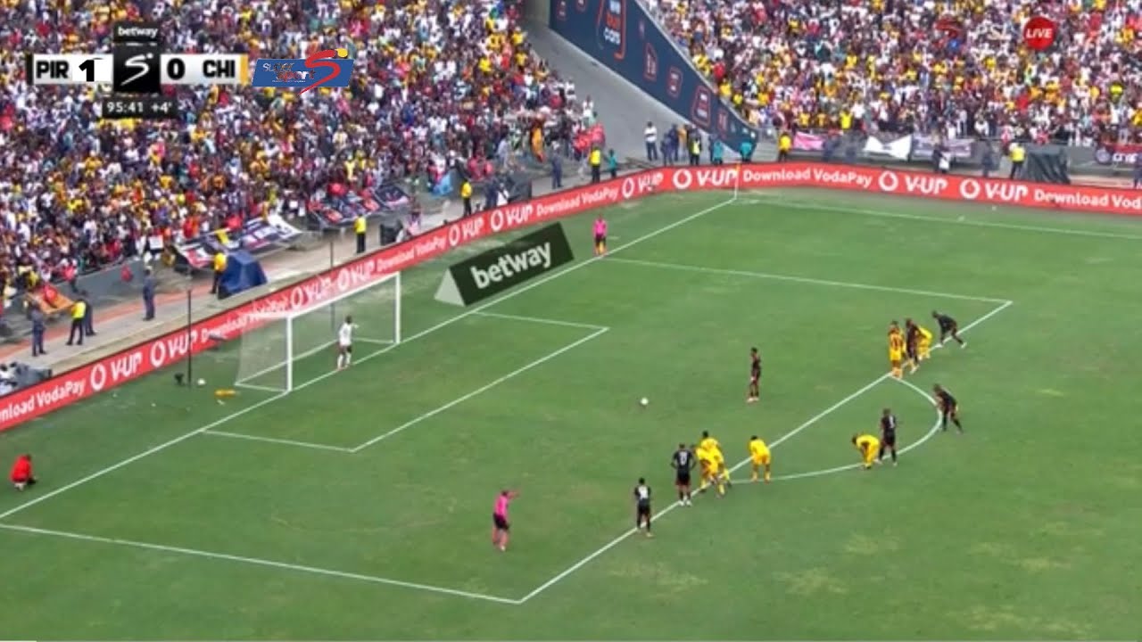 Patrick Maswanganyi panenka penalty vs Kaizer Chiefs vs Orlando Pirates in Soweto Derby