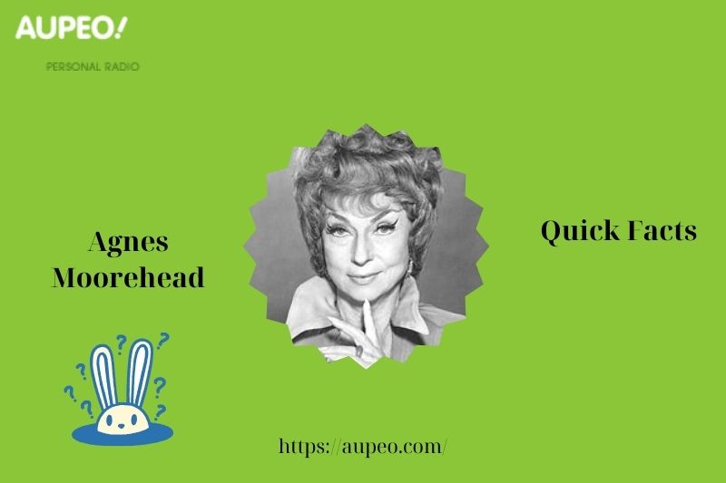 AGNES MOOREHEAD FAST FAVES