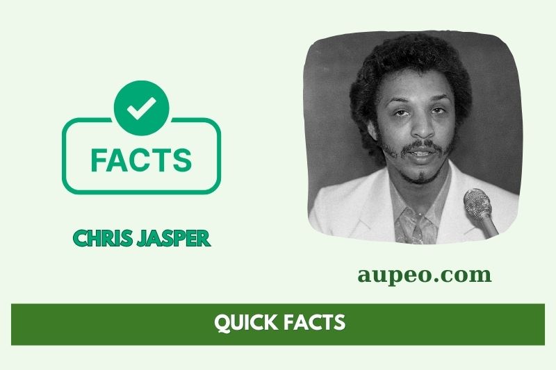 Chris Jasper's quick facts