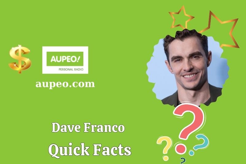 Dave Franco's quick facts