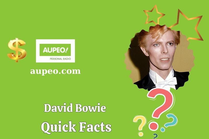 David Bowie Fast Facts