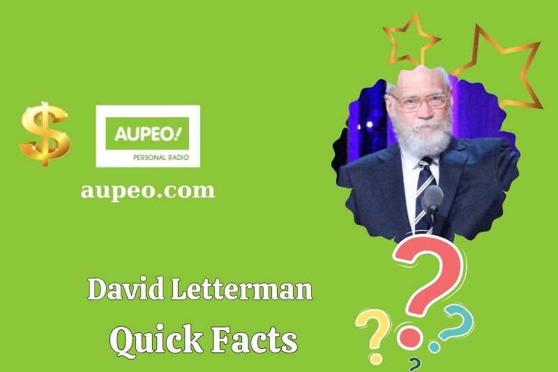 David letterman's quick facts