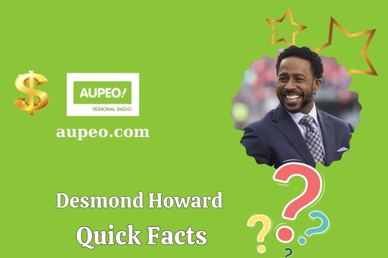 Desmond Howard Fast Facts