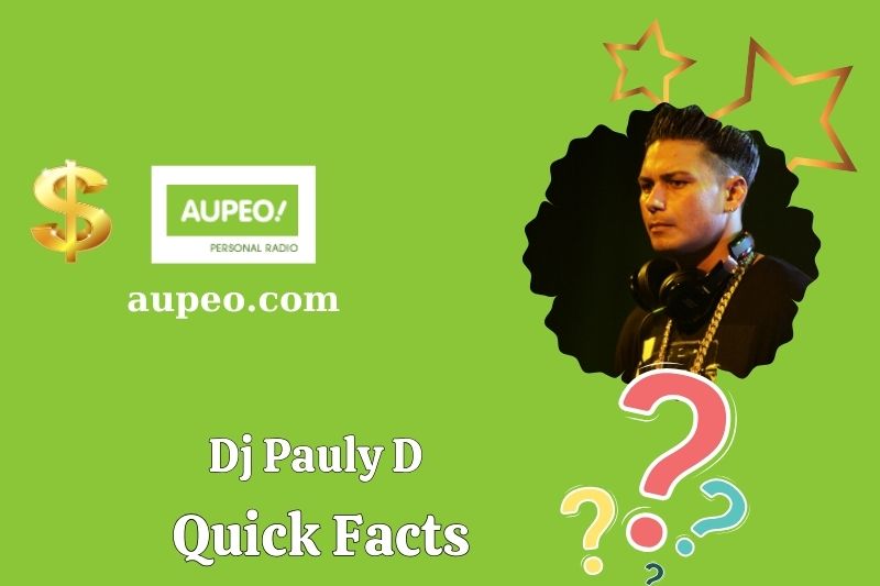 DJ PAULY D Quick Facts