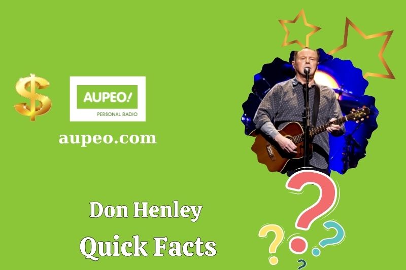 Don Henley's quick facts