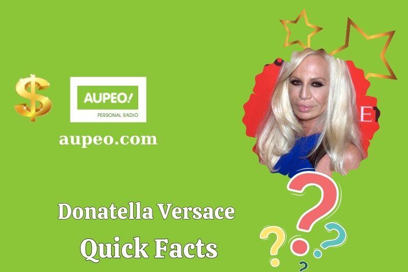 Donatella Versace Quick Facts