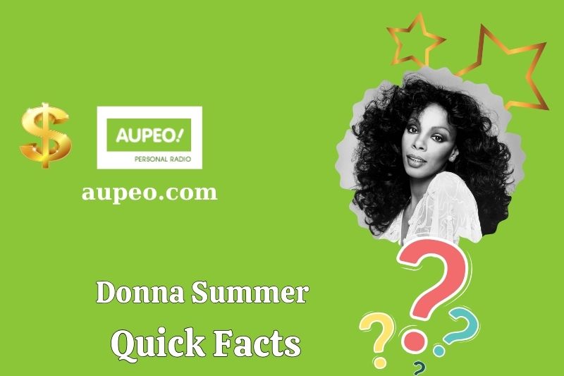 Donna Summer Fast Facts