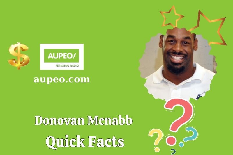 Quick facts of Donovan McNab